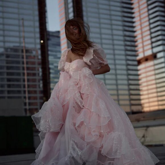 selkie the sparkling rose in bloom gown size L - Picture 7 of 8